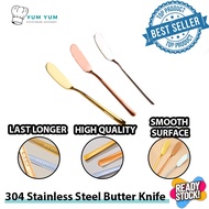 Yum Yum Stainless Steel Butter Knife Spreader Knife Jams Knifes Cutlery Breakfast Tool