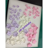 Gumpaste  bunga hiasan kelopak  5 saiz M /sugar flower/deco-deco kek.