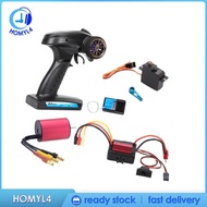 [Homyl4] RC Car Spare Parts 35A Esc 2.4G Remote Controller for WLtoys A959 HSP Replacement