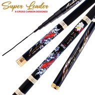 Joran Tegek X cross Super Leader 360 450 540 Carbon Power Rod Kaku Tebal Bisa COD
