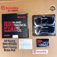 AP Racing CP9660 Pro 5000R Brembo HP2000 Sport Heavy Duty Brake Pad (Hard Use)