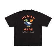 เสื้อยืด Human Made แท้ DUCK GRAPHICTee แขนสั้นขั้นพื้นฐาน เสื้อยืดสไตล์เดียวกันสำหรับคู่รั