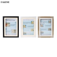 FAKEME Kids Artwork Picture Frame Photo Frame Gallery Style Wooden Front Opening Kids