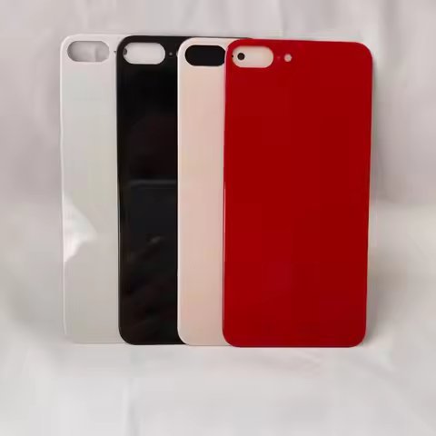 Back Glass For iPhone 8 8Plus Rear Glass Back Door Replacement Battery Cover Housing Panel Cracked B