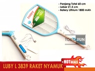 Raket Pengusir Nyamuk Setrum Listrik Luby L3839 Raket Nyamuk