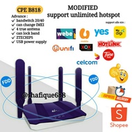 READYSTOK !!!!!! Modem CPE B818  Modified Unlimited Hotspot 4G LTE 4