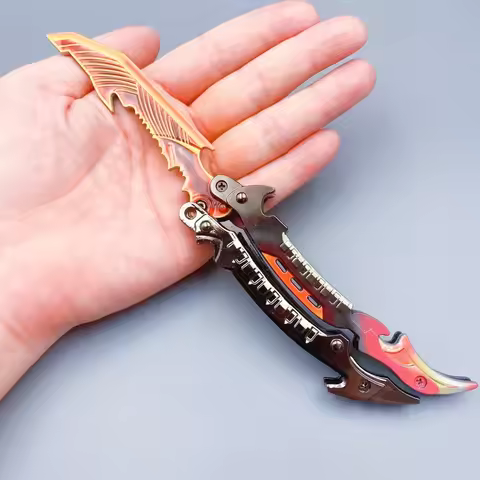 8.7inch 22cm Call of Duty Katana Long Metal Damascus Sword Sephiroth Anime Cosplay Prop Knife Real S