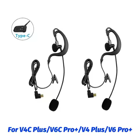 Type-C For V4C Plus/V6C Pro+/V4 Plus/V6 Pro+ Headset Suitable Motorcycle Helmet Headset Interface Re