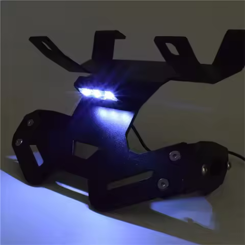 for Honda CB125R CB150R CB300R 2018 - 2022 Motorcycle License Plate Holder with LED Light Tail Tidy 