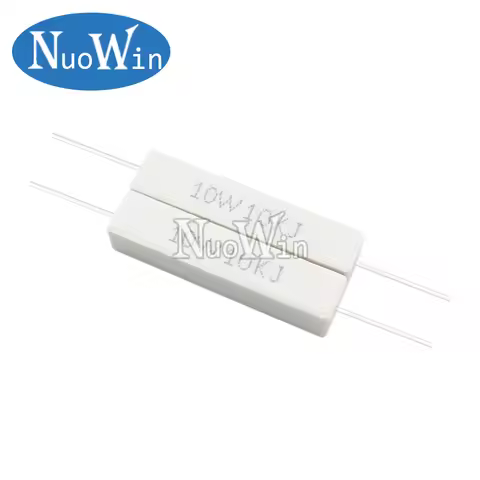 10pcs 10W 5% Cement Resistor Power Resistance 0.1-10K 0.1R 0.5R 10R 50R 0.22 0.33 0.5 1 2 5 8 10 15 