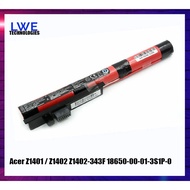 Z1402 Z1402-343F 18650-00-01-3S1P-0 Laptop Battery