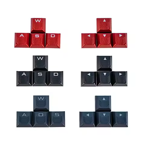 Texture Tactility Backlit WASD Keycaps+Arrow Keys,Replacement for Cherry MX 1.0/2.0S/3.0S/5.0/6.0/8.