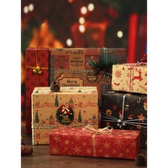 【Kraft paper】 Christmas wrapping paper (100g thick) DIY Gift wrapper packing paper good quality Merry Christmas