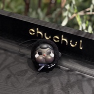 Capsule Toy Black Baboon Vinyl Plush Pendant Southeast Asian Style Monkey Doll Trendy Toy Bag Keycha