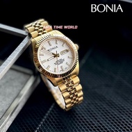 [Original] Bonia BNB10723-1212A Classic Automatic Sapphire Men Watch with Super Luminous and Gold St