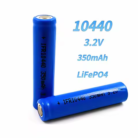 10440 LiFePO4 battery 3.2V 350mAh AAA Battery Charger for Flashlight Electric toothbrush Loudspeaker