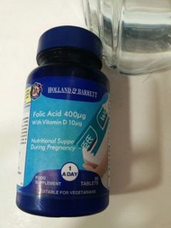 Folic acid葉酸(食左10 粒内)