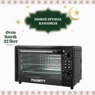 PROMO TERBATAS [COD] TUUMYY OVEN LISTRIK 22 LITER KAPASITAS JUMBO ELEKTRIC OVEN MULTIFUNGSI OVEN TER