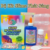 Bộ Kit Làm Slime Phát Sáng Trong Bóng Tối (Glow In The Dark) - Nguyên Liệu Làm Slime Hàng Cao Cấp