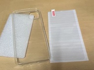 Samsung A22 軟透明手機套連鋼化玻璃貼 (包郵)