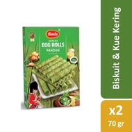 Monde Egg Roll Pandan 70 gr X2