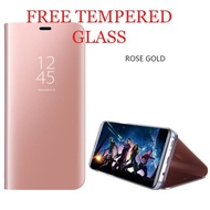 OPPO A5 A9 2020 F9 A5S Case A7 2018 F1 PLUS F7 F11 F11 PRO FLIP COVER MIRROR STANDING AUTO LOCK