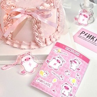 PINKFLASH 4th Anniversary Peripheral Stickers And Keychains