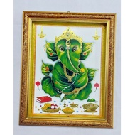 Ganesha Photo Frame with Glass A4 Size Frame