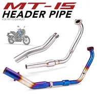 Motorcycle Modified Exhaust Pipe MT15 Front Section