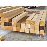 Kayu Chengal Solid Wood 4" x 4" (4 ft)