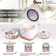 Oxone Ox~250 Cubic Rice Cooker Low Carbo 0,8 Liter Magic Com 5 In 1