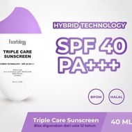 Facetology Sunscreen || Facetology Triple Care Facial Gel Cleanser || Facetology Triple Care Sunscre