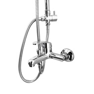 Shower 1 Set Paket Lengkap Wall Mounted Hand Shower Dengan Tiang Bahan Abs dan Stainless SJ-182