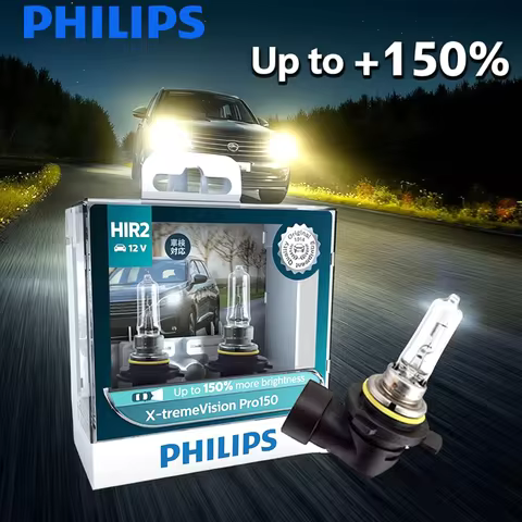 Philips X-treme Vision Pro150 9012 HIR2 12V 55W Up to 150% More brightness Halogen Headlight Car Gen