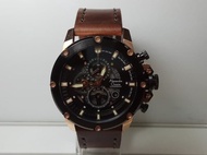 Alexandre Christie AC6416MC Chronograph Rosegold Brown Original