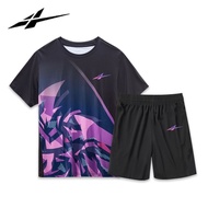 Spo Badminton Jersey Suit Summer Men Women Quick-Drying Breathable Sports Competition Training Jerse