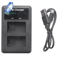 Lcd Dual Usb Battery Charger  Fw50 Np Fw50 Np-Fw50 Npfw50 Battery Nex-3 Nex-5 Nex-6 -A55 A33 A55 A37