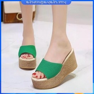 【888 Shoes Ready Stock】Spot high-heeled shoes and slippers increase Raya 2023  Kasut raya perempuan