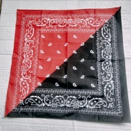 Two-tone slayer, square slayer, handkerchief, size 53, 53cm