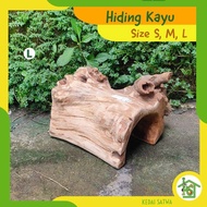 Hiding Kayu Akuarium Aquarium | Cave | Tempat Sembunyi Ular, Kura Kura