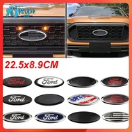 1 Piece 22.5x8.9CM Modified Auto Front Hood Emblem Sticker Rear Trunk Badge For Ford Ranger Focus Mo