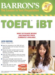 Buku Barron’s TOEFL iBT - 15th Edition (INGGRIS)