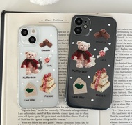 iPhone 16/15/14/13/12/11/XS/XR/7/8/SE2/SE3 小熊透明手機殼