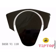 HONDA DASH110 WAVE110 V1 STICKER TINTED SMOKE HITAM METER COVER GLASS CERMIN W110 WAVE DASH 110 BODY SET