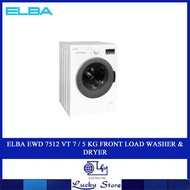 (Bulky) ELBA EWD7512VT 7/5 KG FRONT LOAD WASHER CUM DRYER