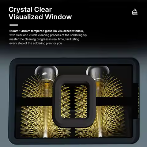 JC Aixun CM30 soldering iron tip cleaning machine For C210 C115 C245 T12 soldering iron tip automati