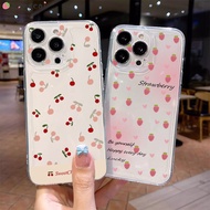 For Realme 15 14 Pro Note 60 C75 4G C71 Realme15 Realme14 RealmeNote60 Phone Case Cherry Strawberry 