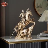 Nordic Style Decoration Gun Knight Medieval Knight Knight Armor Boy Gift Medieval Armor Decoration D