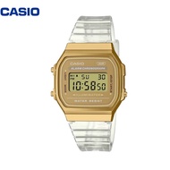 Casio Vintage A168XESG-9B Transparent Band Women A168 A168XES