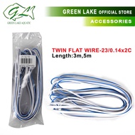 3-5M - 2 core Twin Flat Wire Wayar Twin Flat